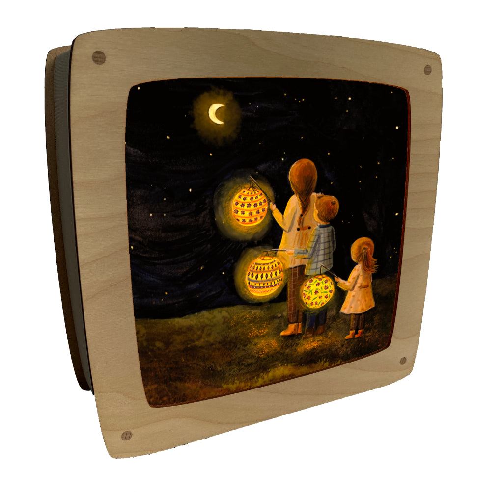 Sheet lantern magic Lampe magique et ses plaques d'illustrations au choix - Esther Bennink