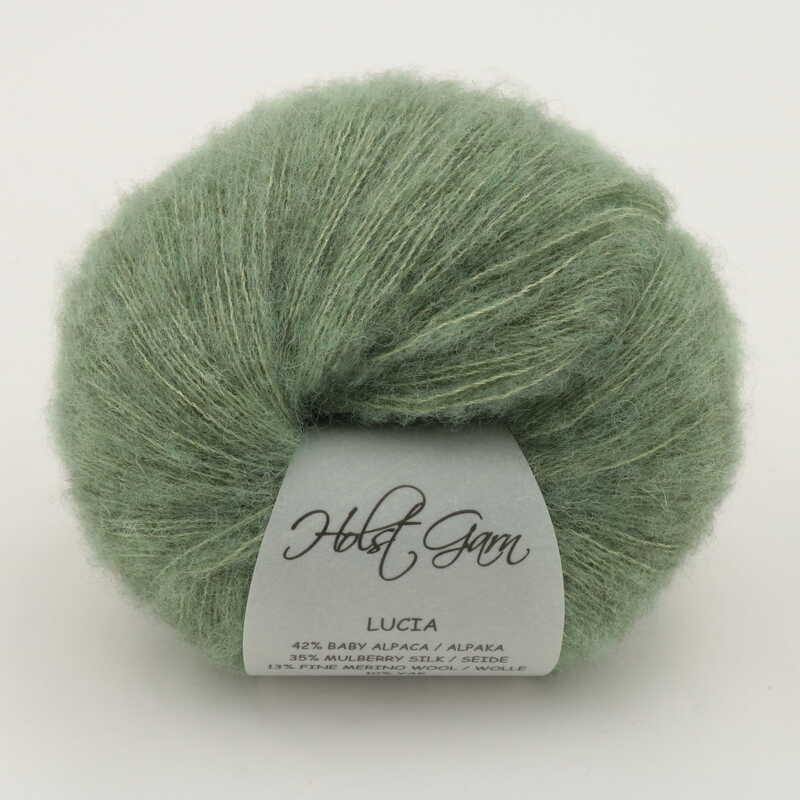 Lucia - Alpaca/Silk/Wool/Yak 08 Misty Green - Holstgarn
