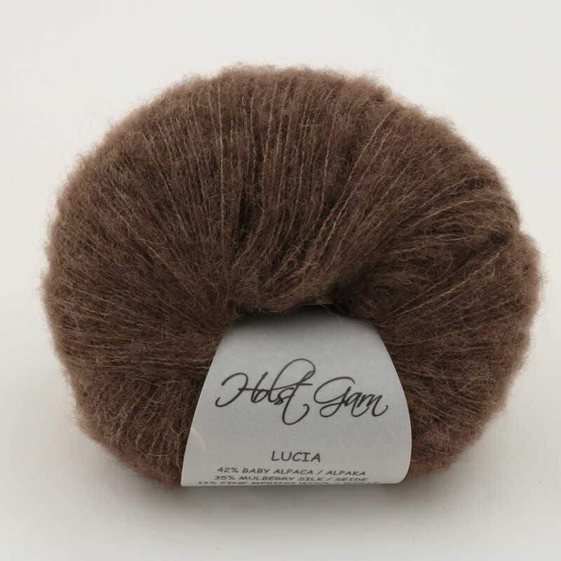 Lucia - Alpaca/Silk/Wool/Yak 19 Walnut - Holstgarn