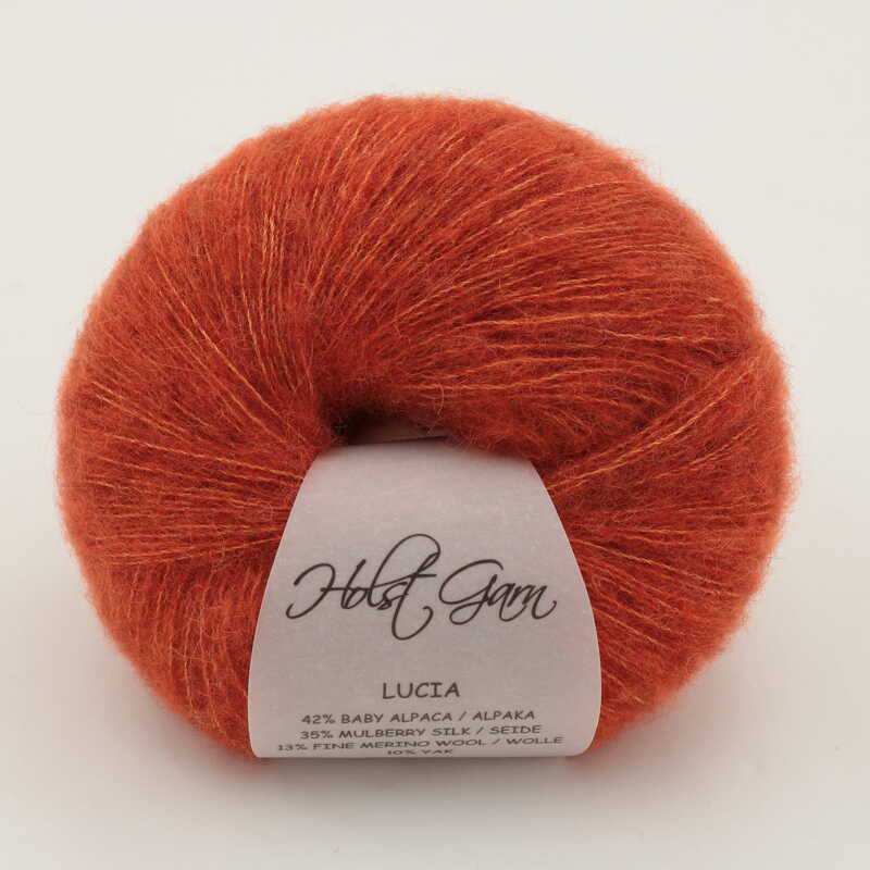 Lucia - Alpaca/Silk/Wool/Yak 23 Papaya - Holstgarn