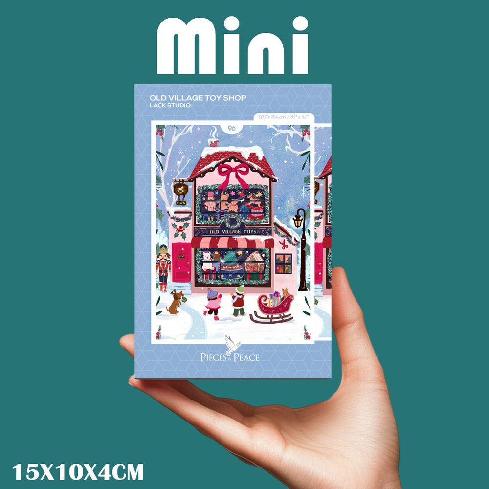 Mini Puzzle 96 Pieces - Old Village Toy Shop - Pieces & Peace