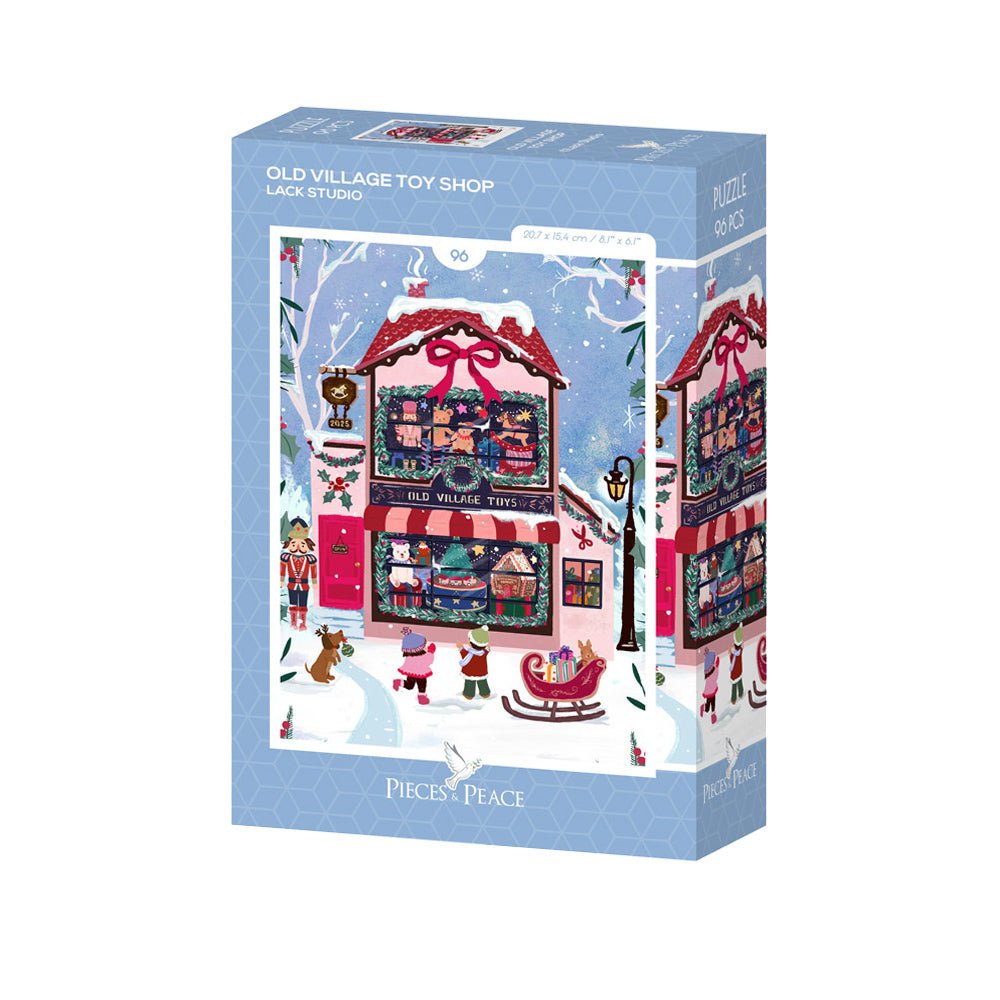 Mini Puzzle 96 Pieces - Old Village Toy Shop - Pieces & Peace