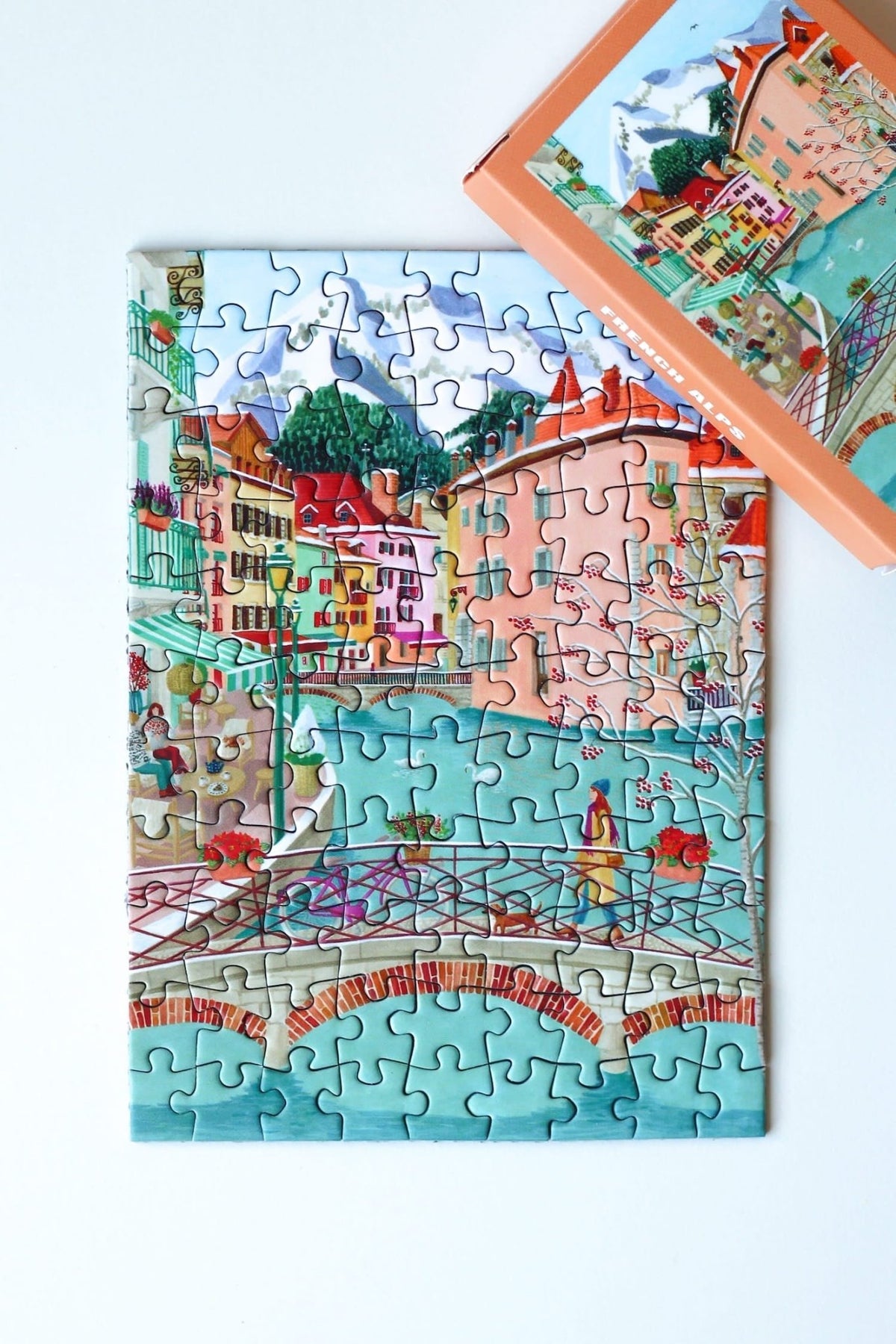Mini-puzzle Alpes françaises, 99 pièces - Piecely Puzzles