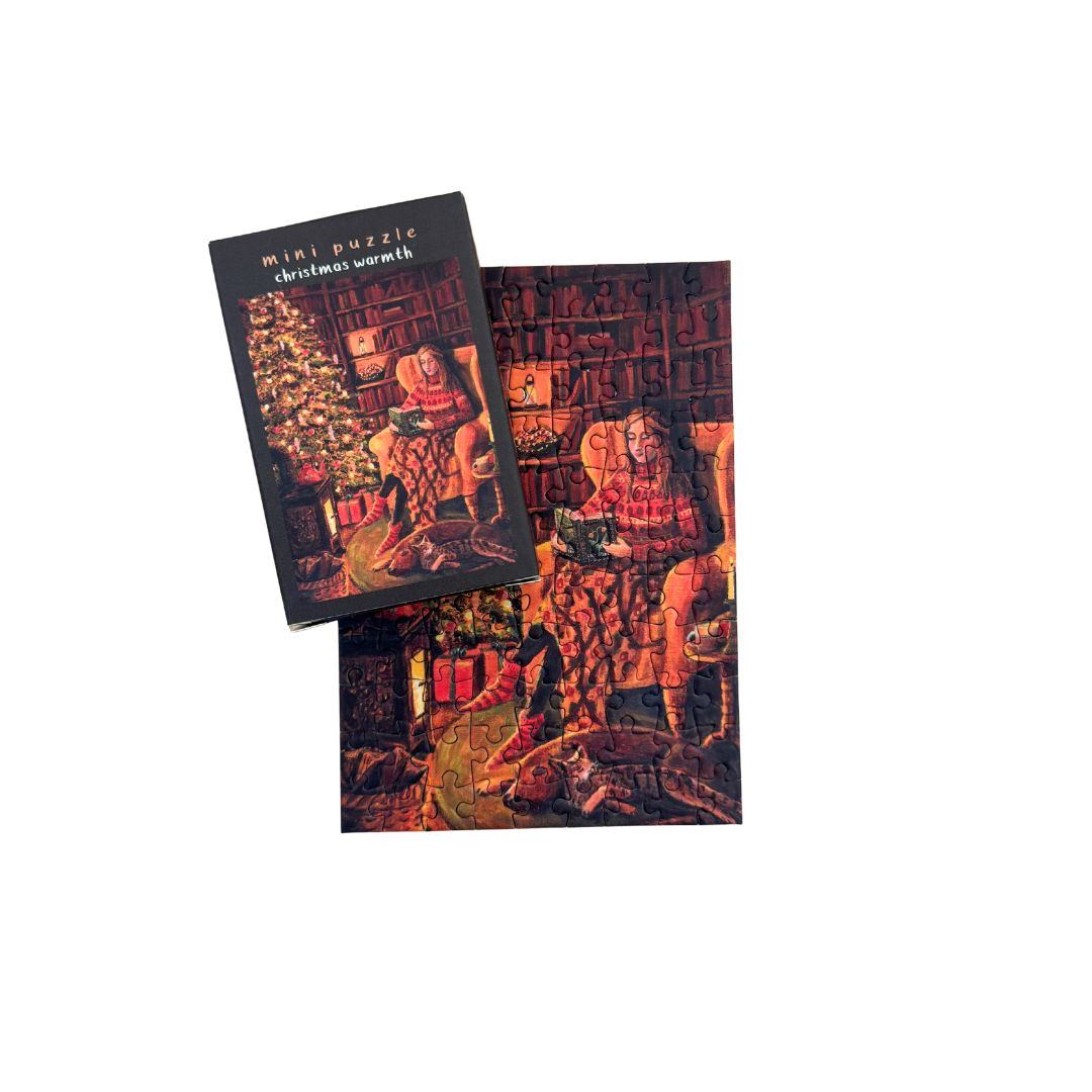 Mini puzzle Esther Bennink - 99 pièces Christmas Warmth - Esther Bennink