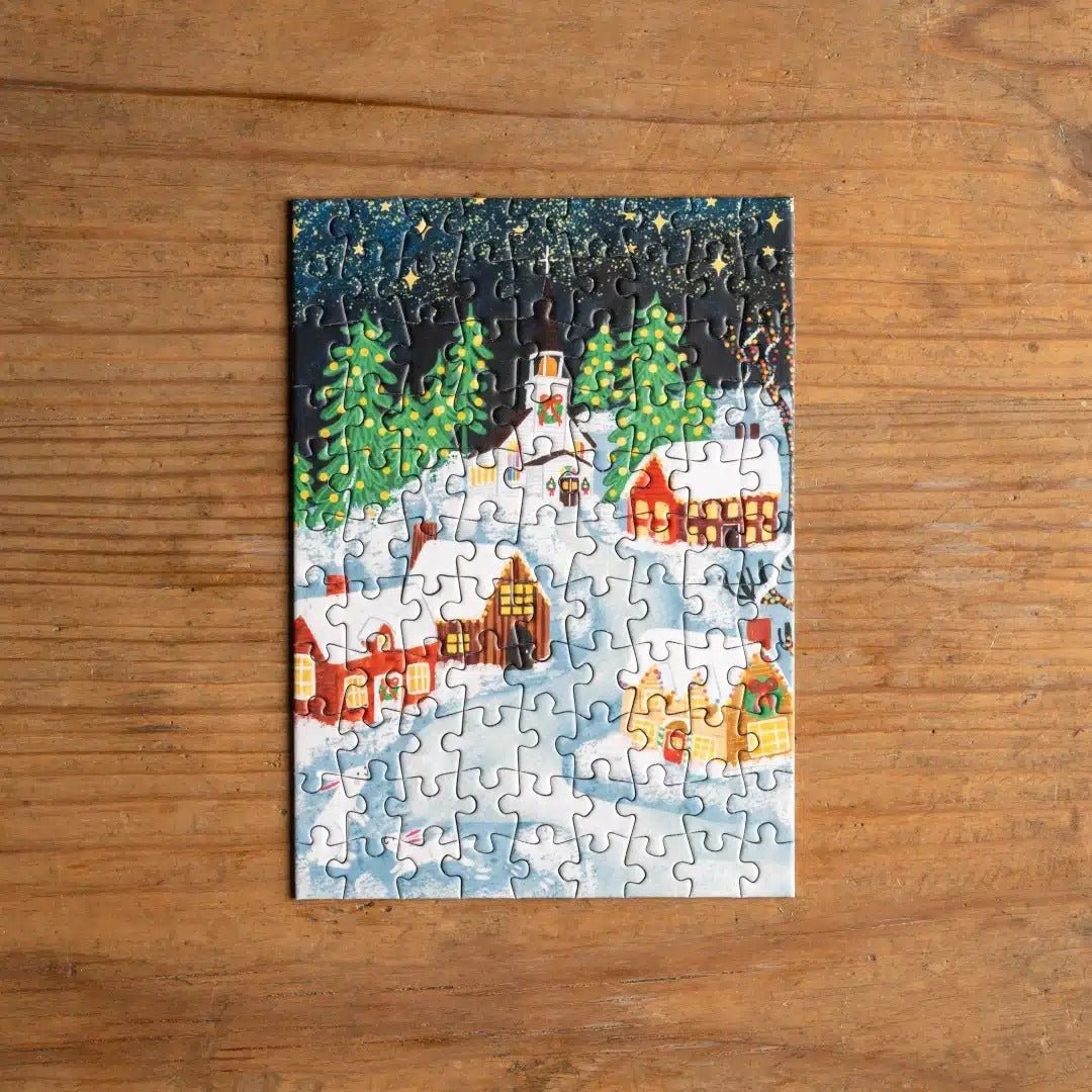 Mini puzzle Festive Village – Trevell – 99 pièces - Trevell