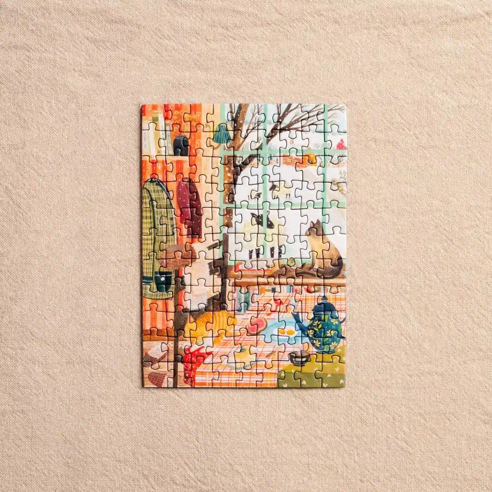 Hiver Douillet Mini Puzzle "La Pauz" - Trevell