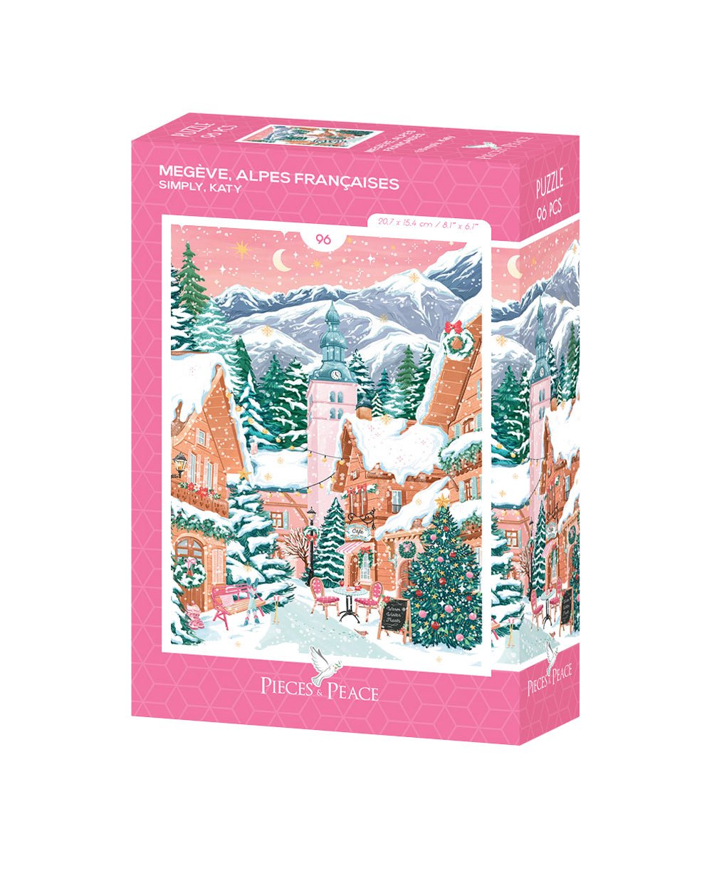 Mini Puzzle - Megève, Alpes Françaises - Pieces & Peace