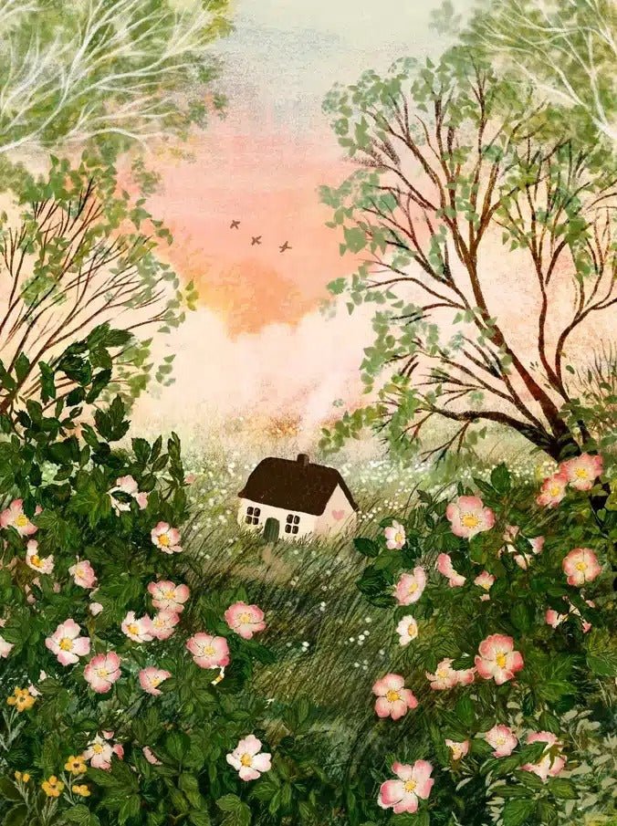 Mini puzzle Rosehip in Bloom – La Pauz – 99 pieces - La Pauz