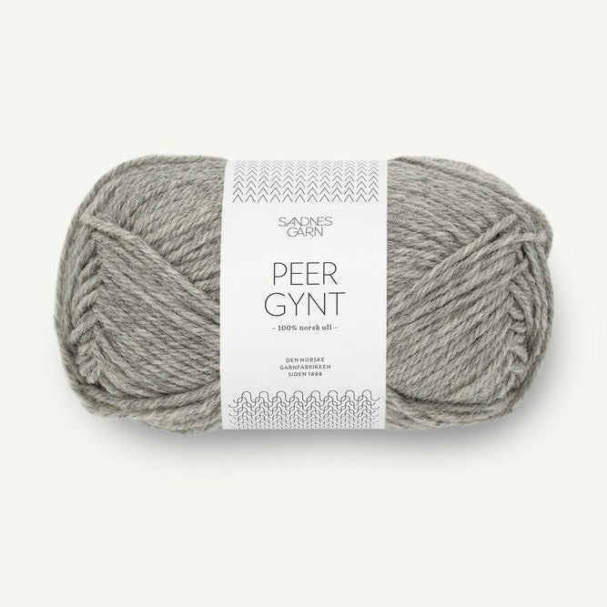 1042 - Gris moyen Peer Gynt - Sandnes Garn