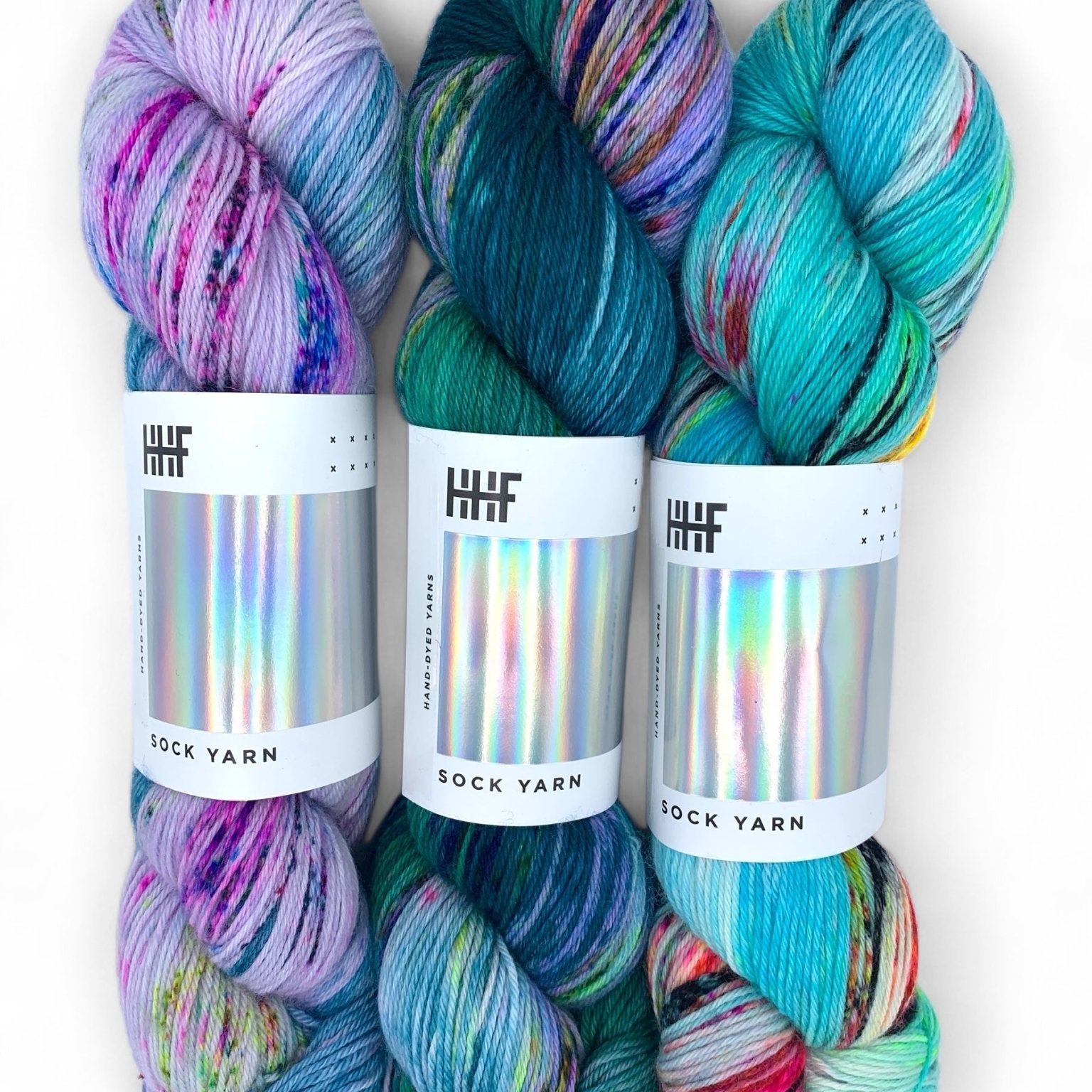POTLUCK – SOCK YARN Sock Fade Set 19 - Hedgehogfibres