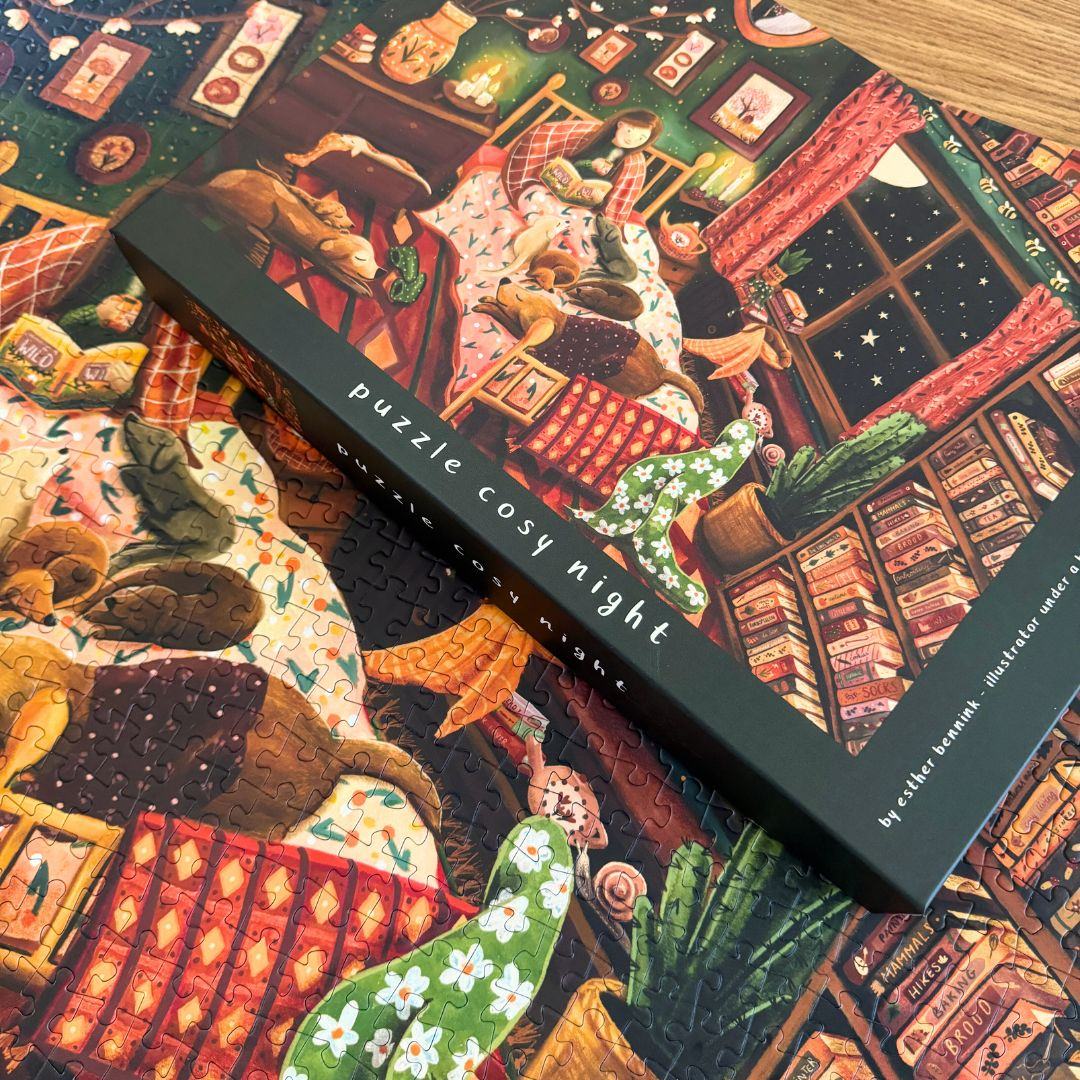 Puzzle cosy night - 1000 pieces - Esther Bennink
