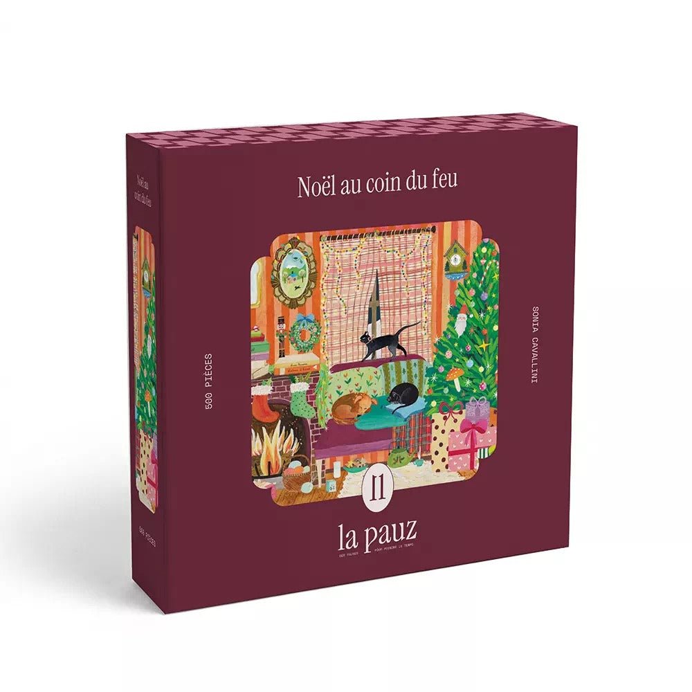 Puzzle Noël au Coin du Feu – La Pauz – 500 pièces - La Pauz