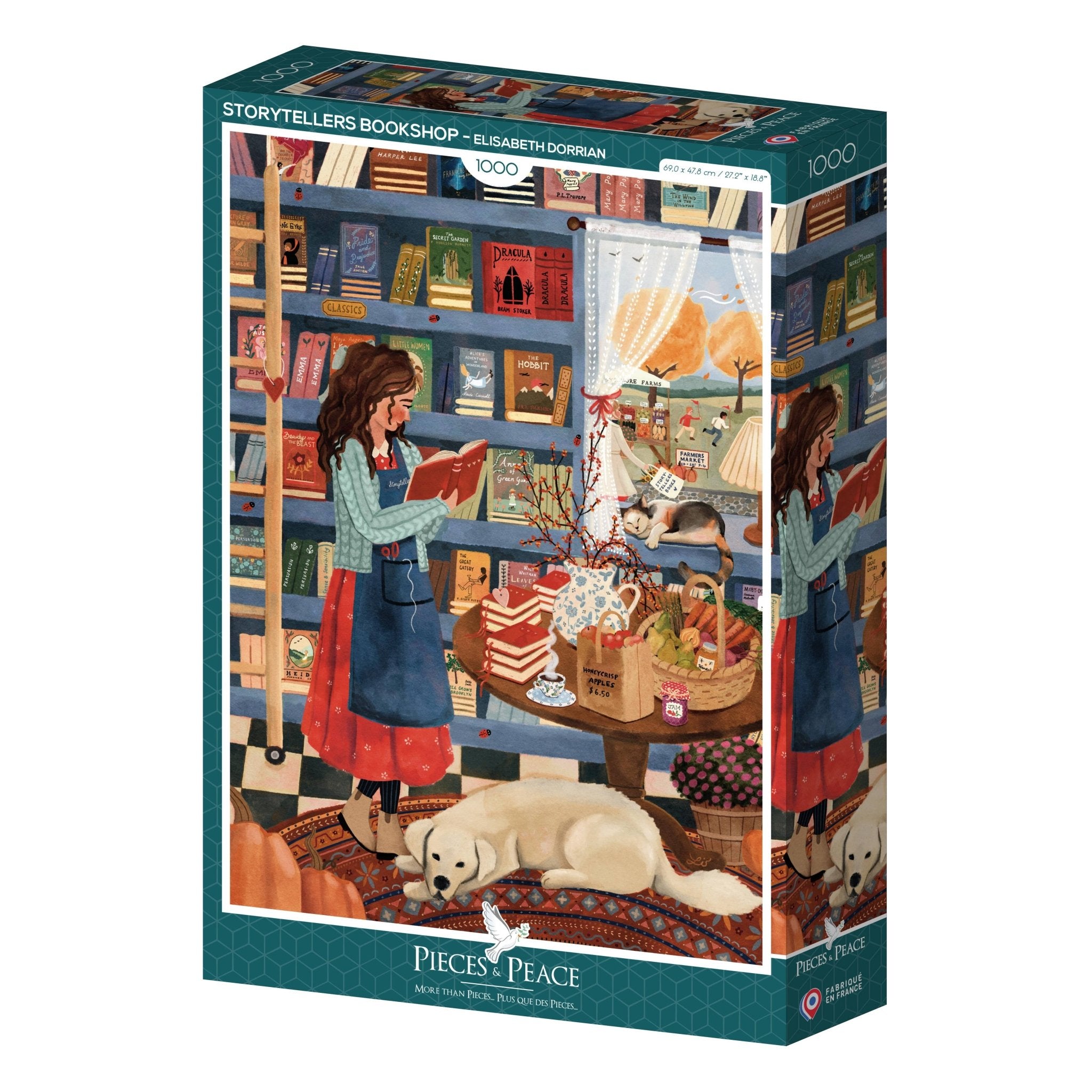 Puzzle Storytellers Bookshop – Pieces & Peace – 1000 pièces - Pieces & Peace