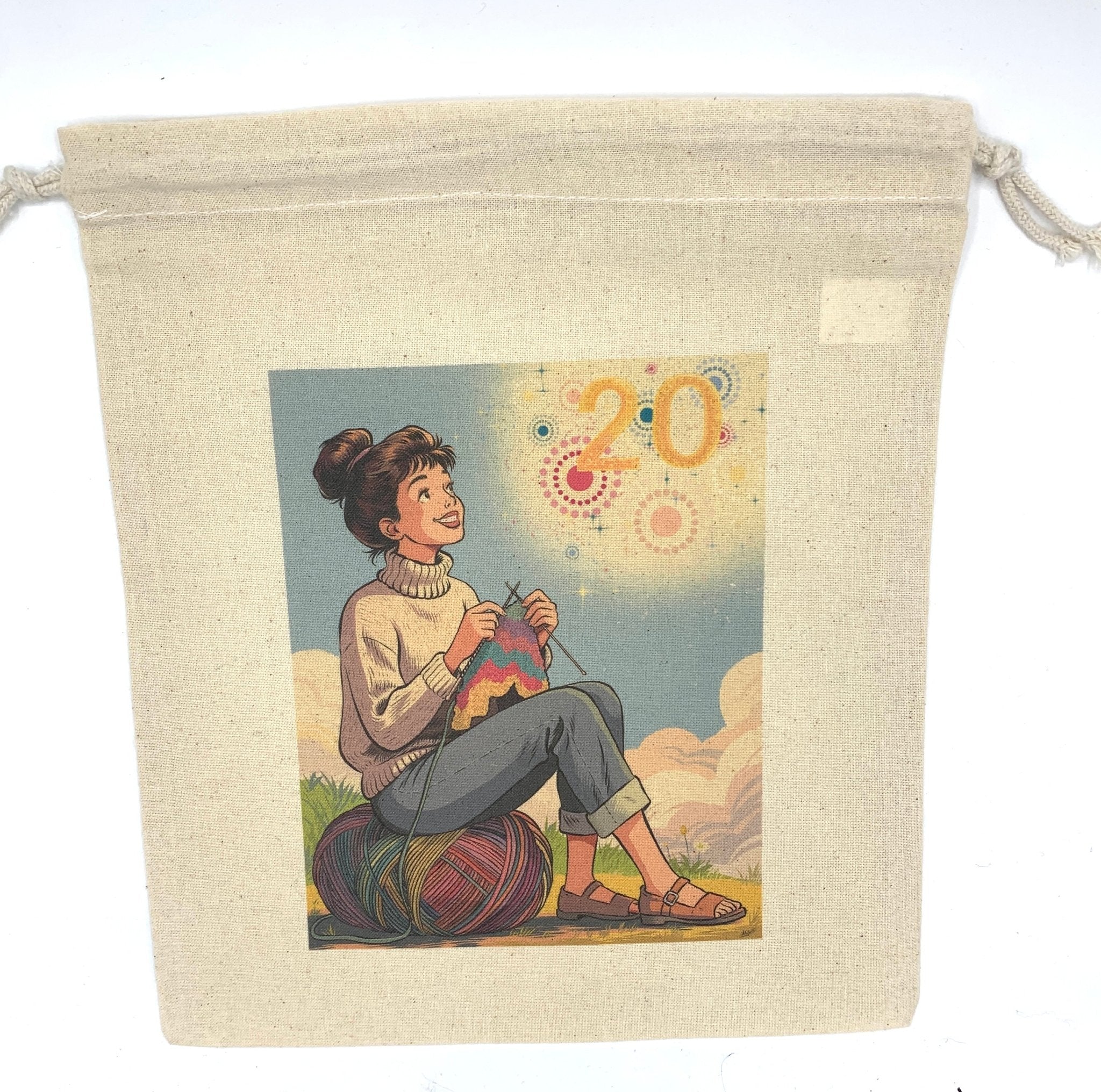 Sac à projet Anniversaire - Laine et Tricot - Laine et Tricot