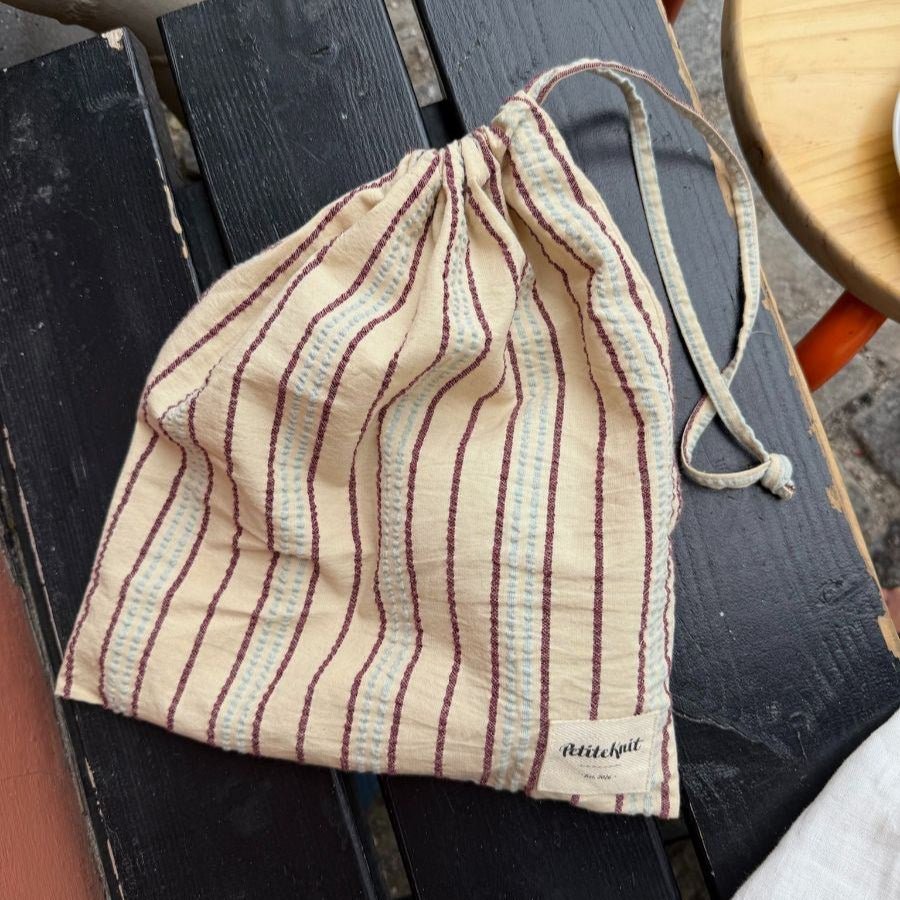 Sac à projet PetiteKnit Seersucker Twin Stripe - Petite Knit