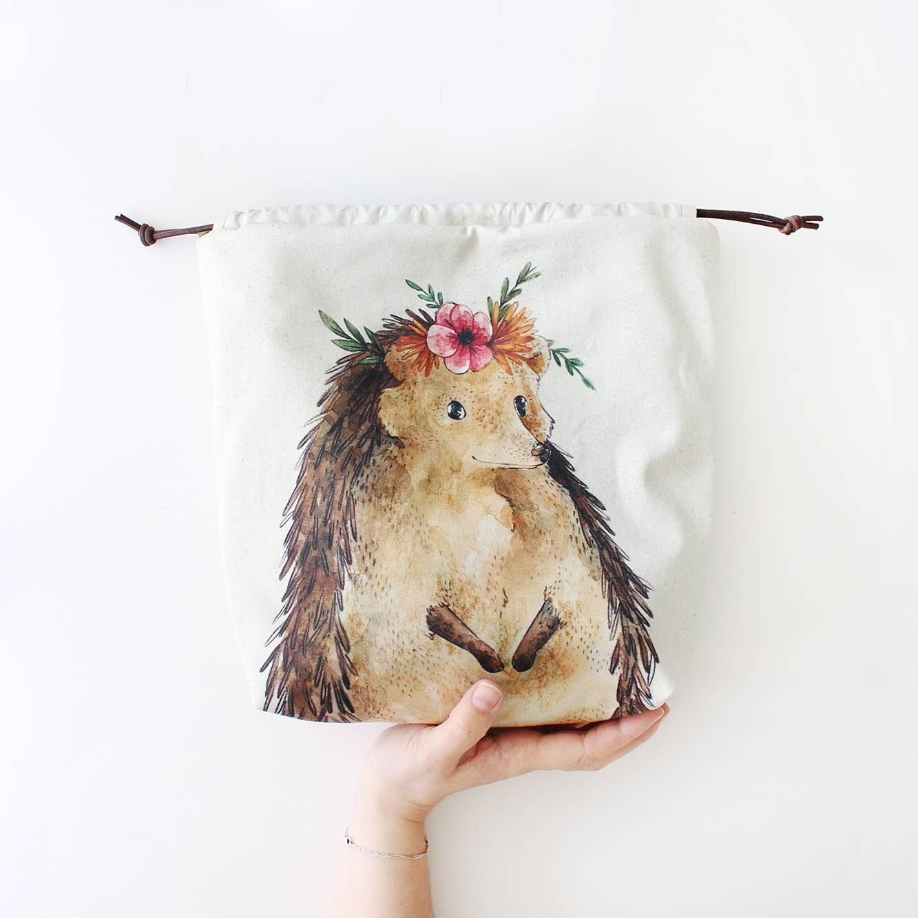 Nikki le hérisson Sac à projets tricot The Blue Rabbit House - The Blue Rabbit House