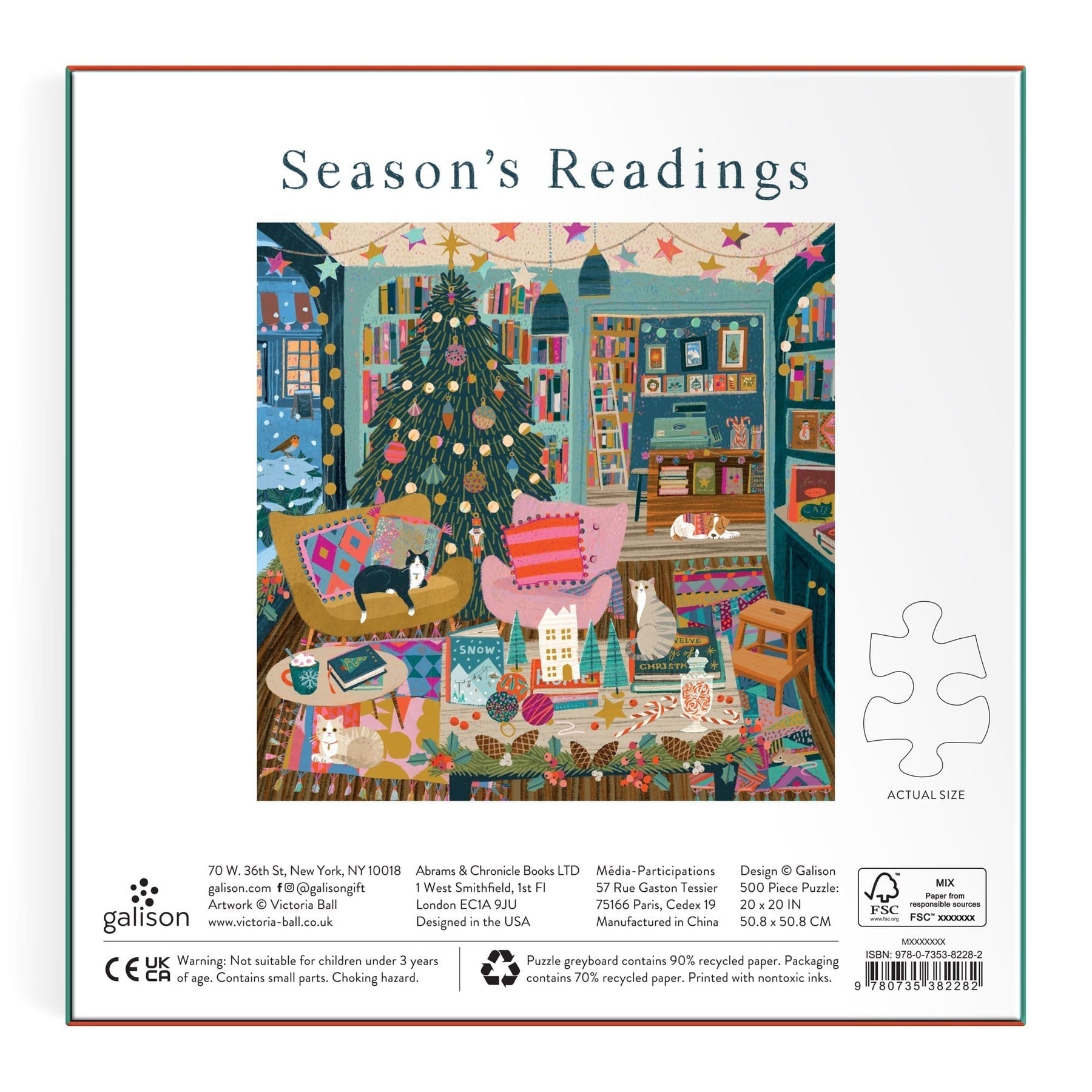 Season's Readings 500 Piece Puzzle - Galison