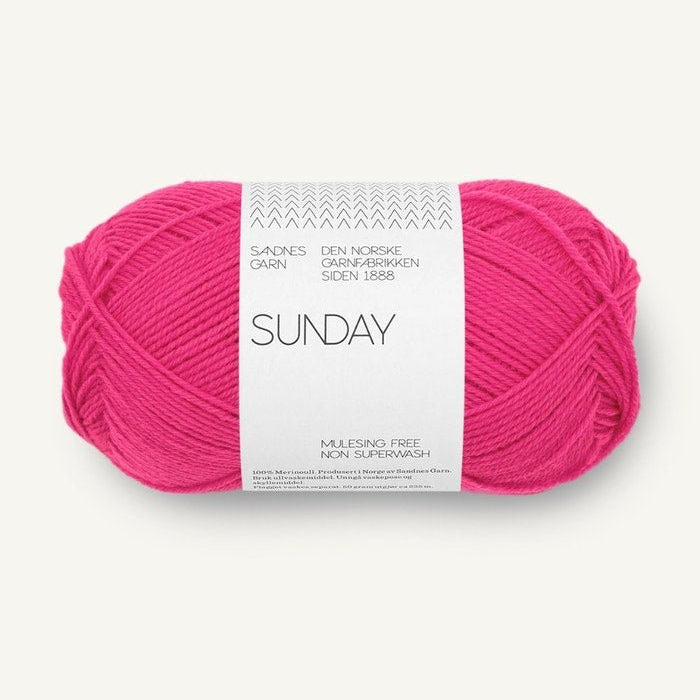 4518-Hot Pink Sunday - Sandnes Garn