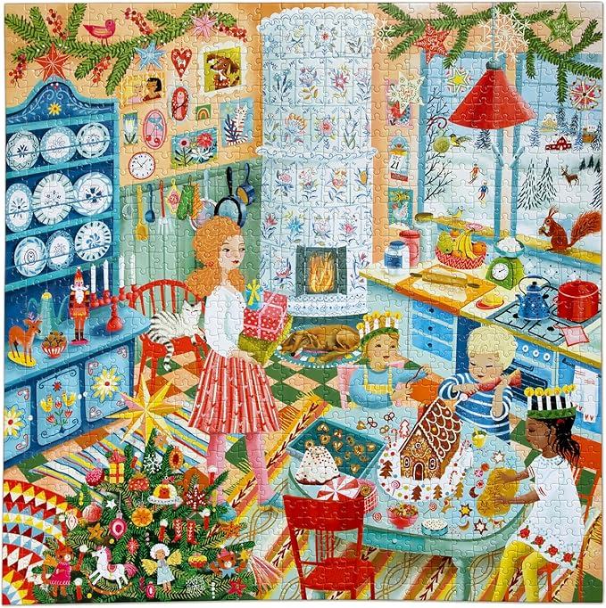 Swedish Holiday Kitchen 1000 Piece Puzzle - Eeboo