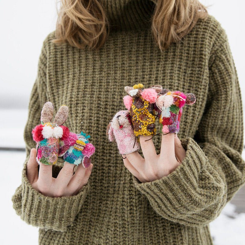 Tiny Friends: A Guide to Mosaic Embroidery by Tomomi Mimura - Laine Magazine