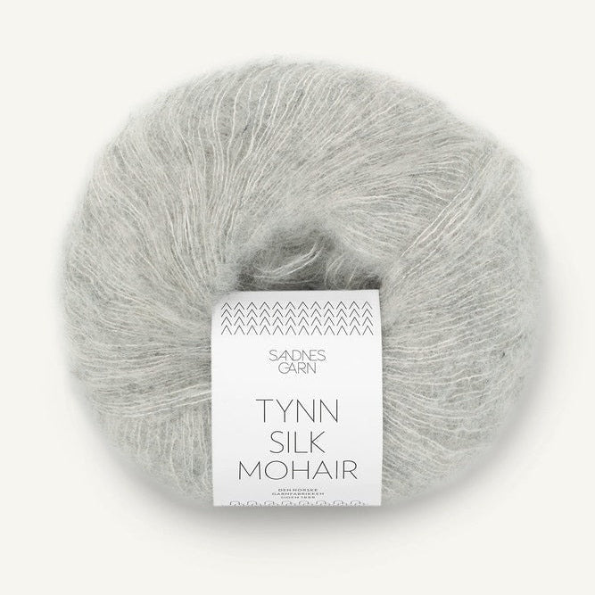 1022 - Gris clair Tynn Silk Mohair - Sandnes Garn