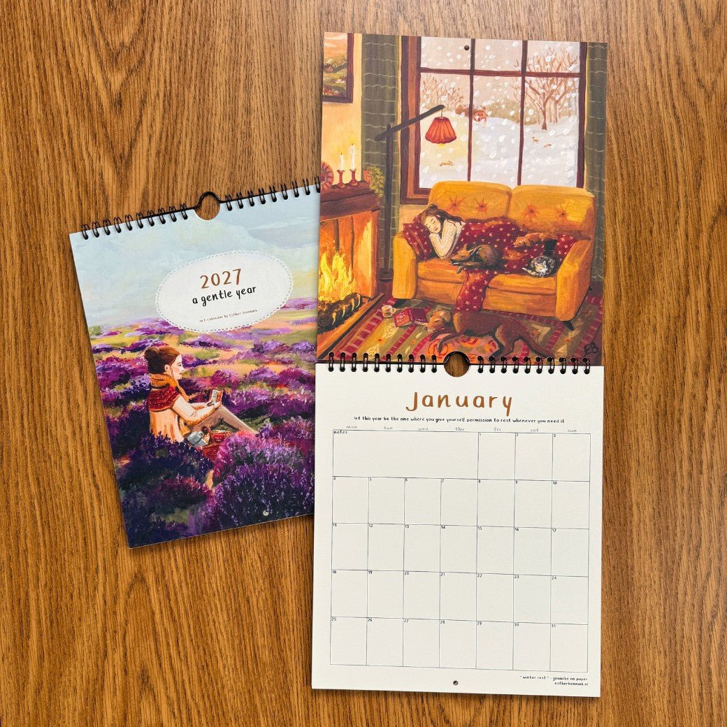 « Une année paisible » - Calendrier 2027 - Esther Bennink
