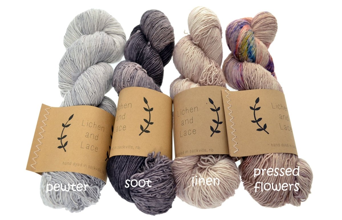 1 PLY SUPERWASH MERINO FINGERING Amber - Lichen and Lace