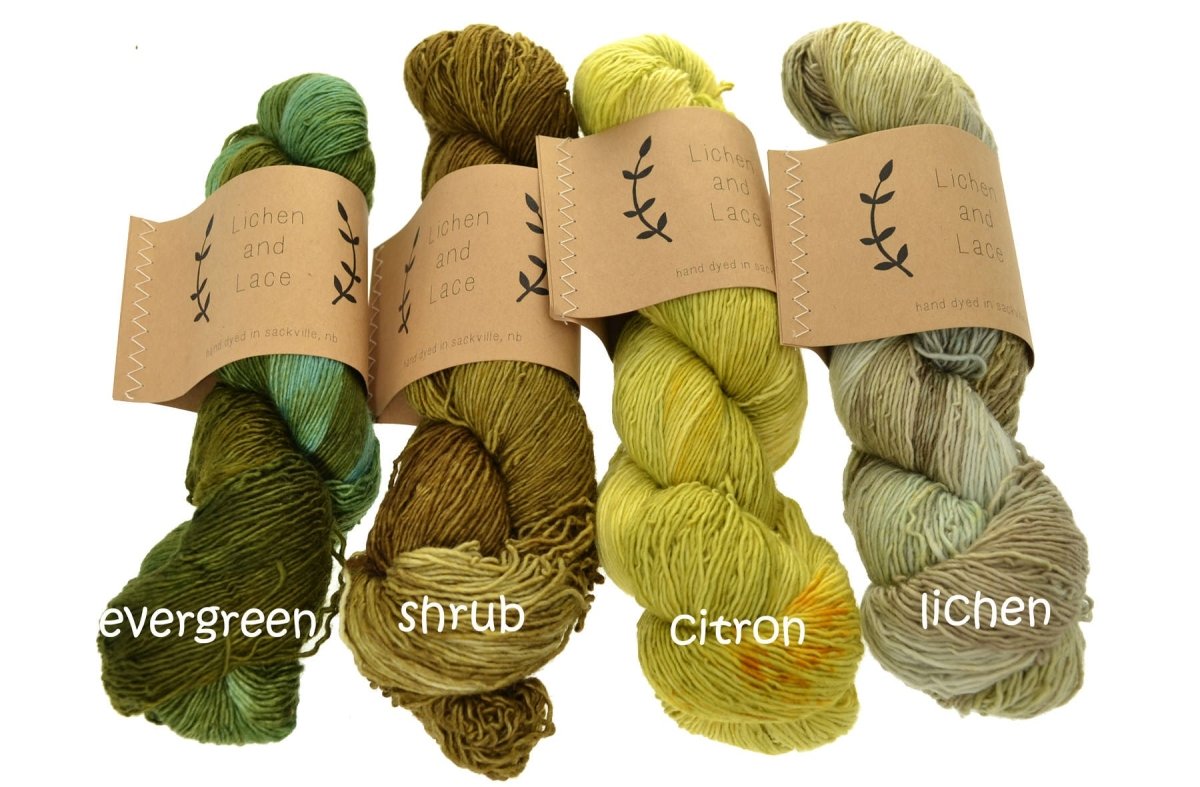 1 PLY SUPERWASH MERINO FINGERING Amber - Lichen and Lace