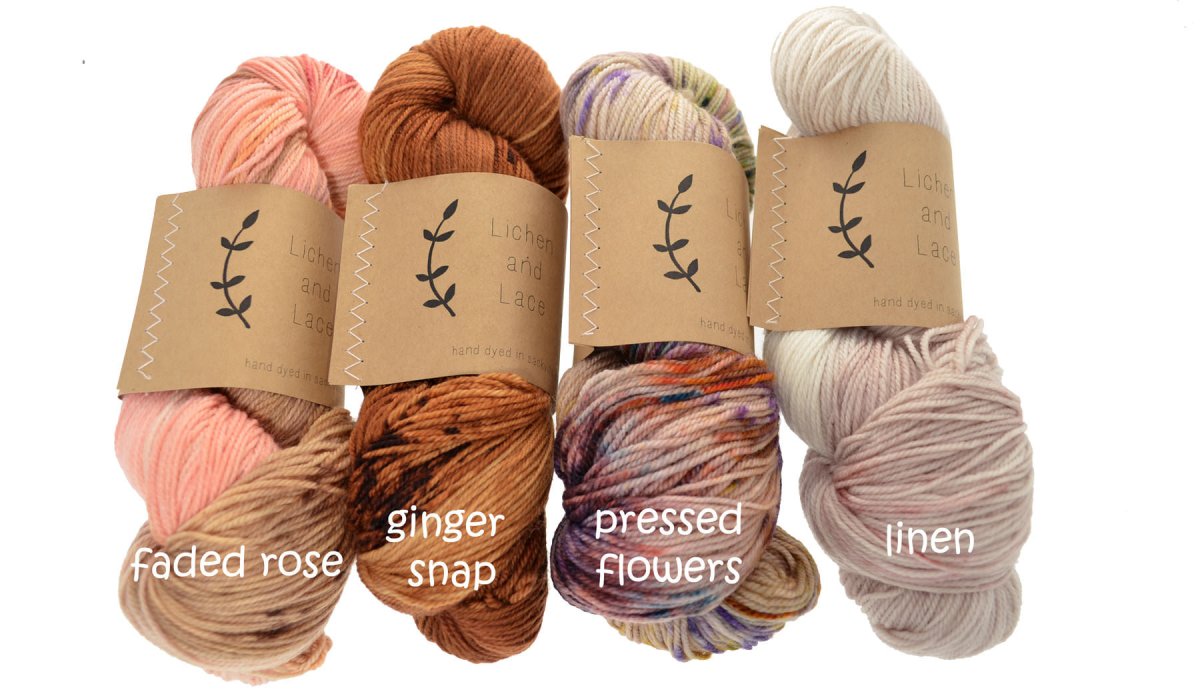 80/20 SOCK Amber - Lichen and Lace