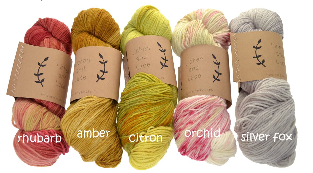 80/20 SOCK Amber - Lichen and Lace