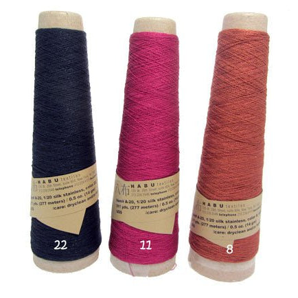 11 - Fuschia A - 20 1/20 SILK STAINLESS - Habu