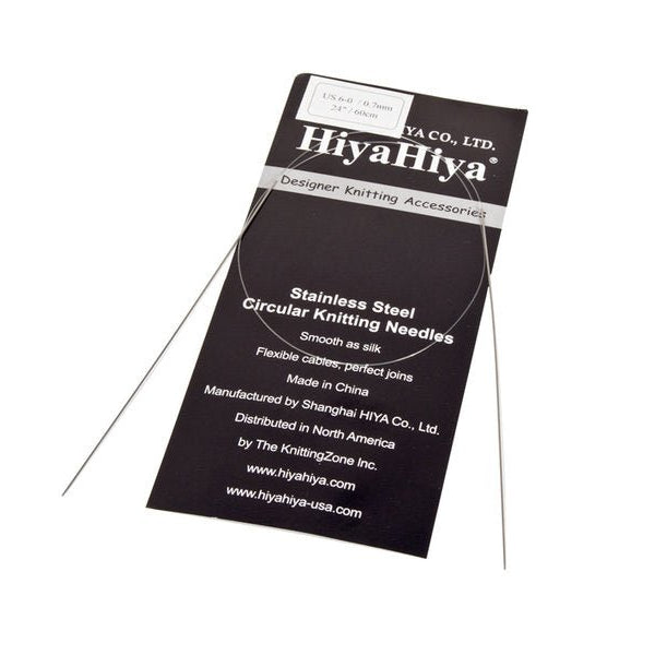 AIGUILLES CIRCULAIRES 60 CM HiyaHiya EN ACIER INOXYDABLE - Steel 0.70 - HiyaHiya