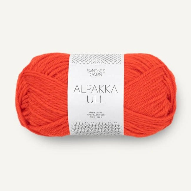 ALPAKKA ULL 3819-Spicy Orange - Sandnes Garn