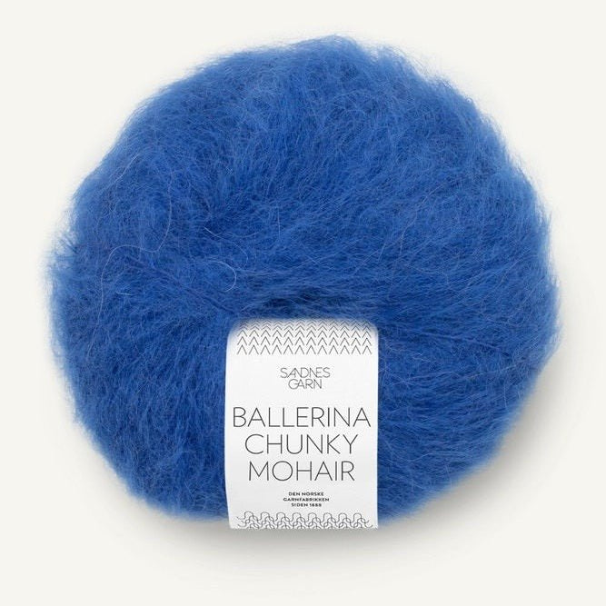 BALLERINA CHUNKY MOHAIR 5845-Dazzling Blue - Sandnes Garn
