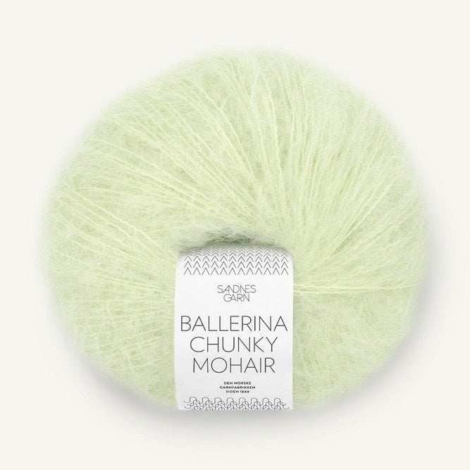 BALLERINA CHUNKY MOHAIR 9011-Tender Greens - Sandnes Garn