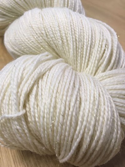 GOLD SPARKLE SOCK - Laine à teindre - Laine à teindre