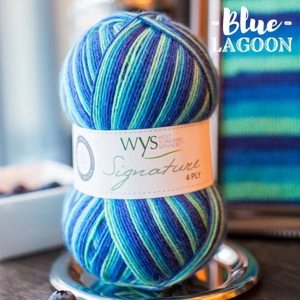 KIT CHAUSSETTES - COMPOTE A L'ARC EN CIEL 831-Blue Lagoon - Laine et Tricot