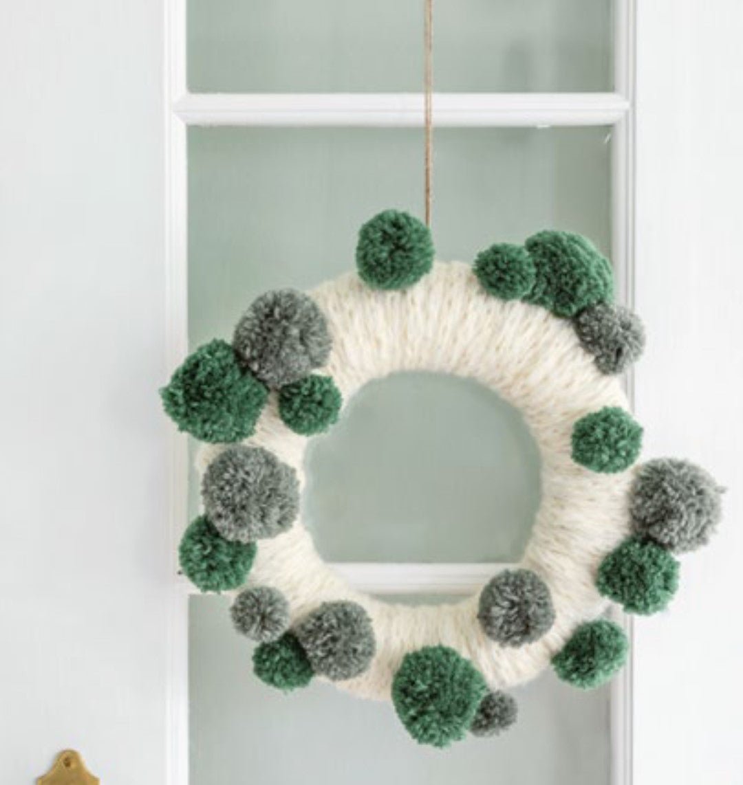 KIT COURONNE DE NOEL 20cm - Sandnes Garn