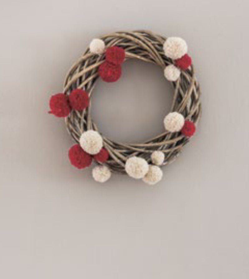 KIT COURONNE DE NOEL 20cm - Sandnes Garn