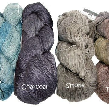 Charcoal LACE SILK - ARCHIVE - Fleece Artist