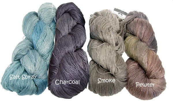 LACE SILK Charcoal - Fleece Artist