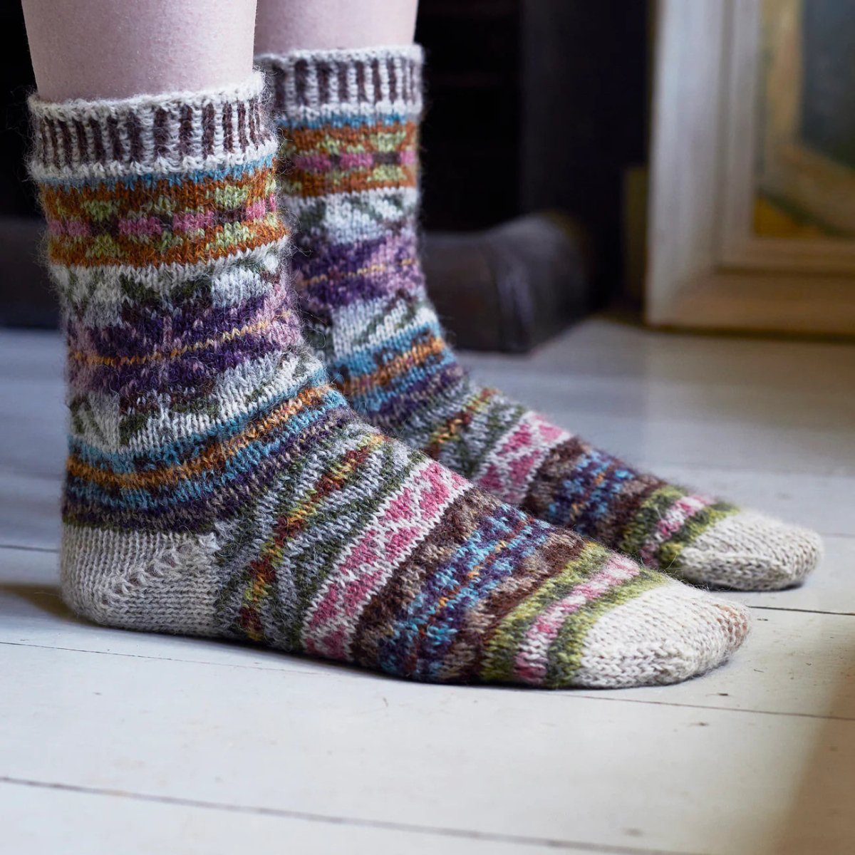 Lupin socks - Marie Wallin