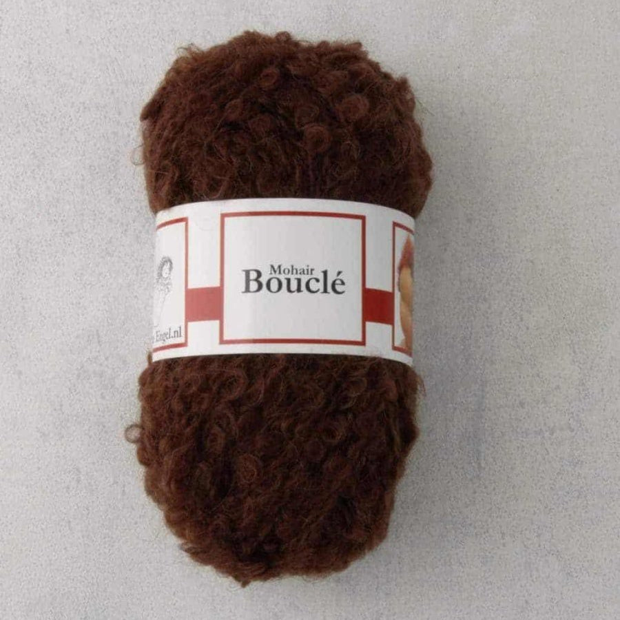 4581 - Brown MOHAIR BOUCLE - De Witte Engel