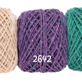 50 g 2601 - Oatmeal MOHAIR TWEED - Mes Petites Pelotes
