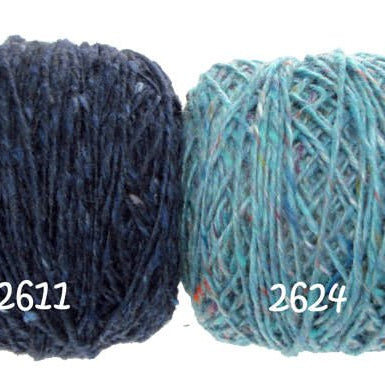 50 g 2601 - Oatmeal MOHAIR TWEED - Mes Petites Pelotes