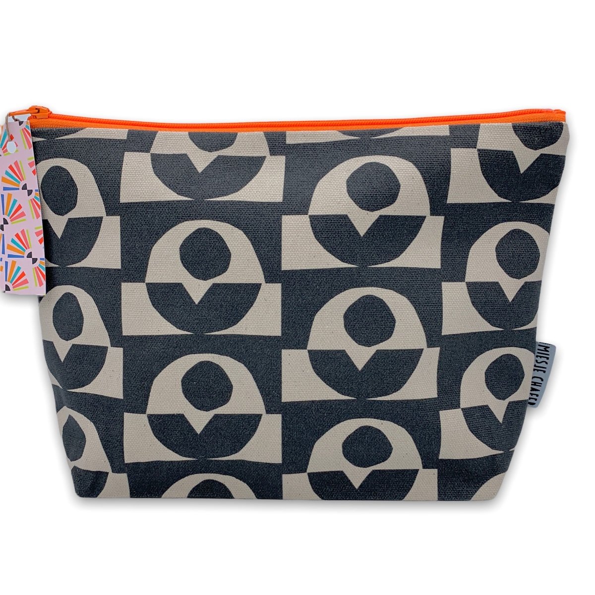 MOYEN SAC A PROJET - Miesje Chafer Tulippen Black - Miesje Chafer