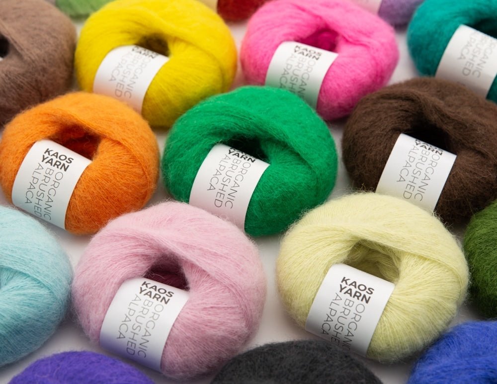 ORGANIC BRUSHED ALPACA 2001-NATURAL - Kaos Yarn