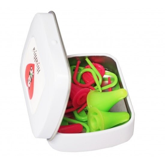 PETITE BOITE EN FER AVEC PROTEGES-POINTES ET ANNEAUX-MARQUEURS HIYAHIYA - HiyaHiya