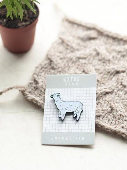 PINS ALPAGA BLANC - Twig & Horn