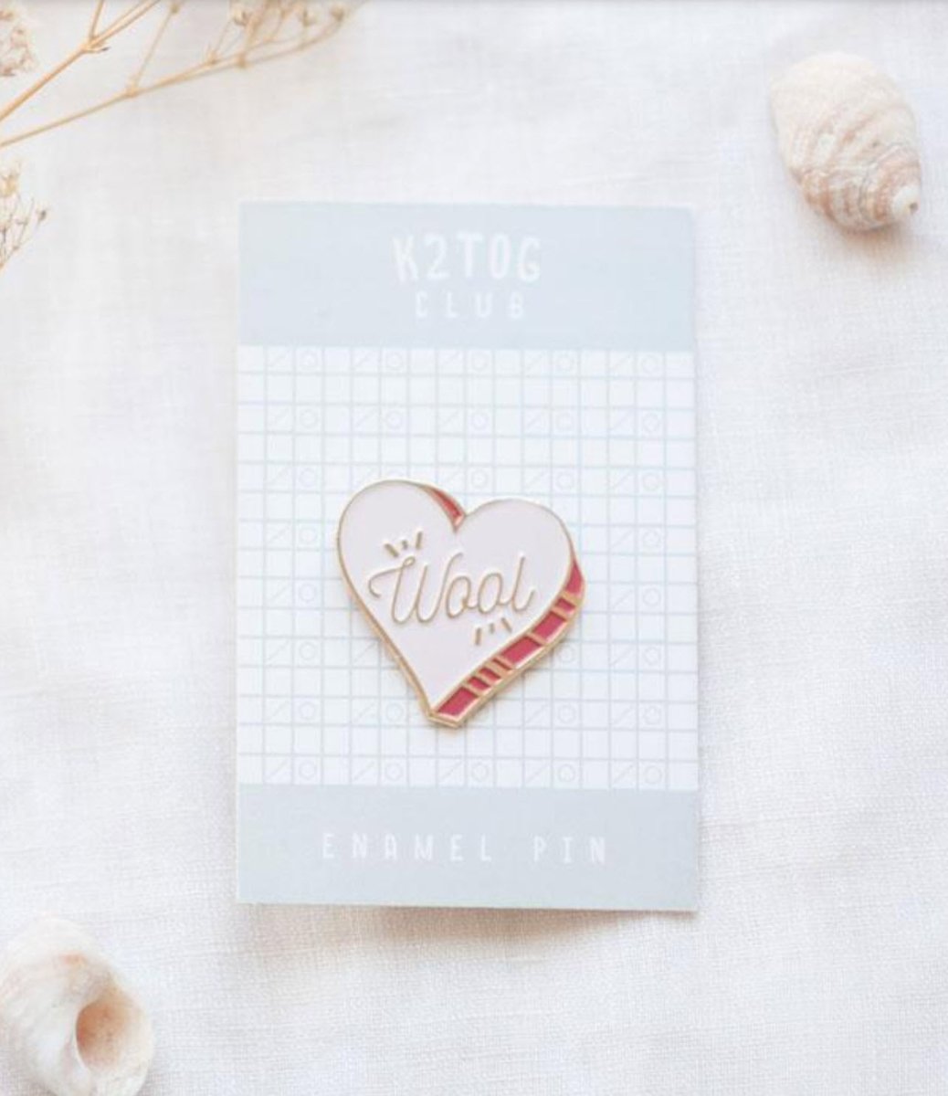 PINS COEUR WOOL - Twig & Horn